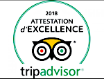 Certificat d'Excellence TripAdvisor
